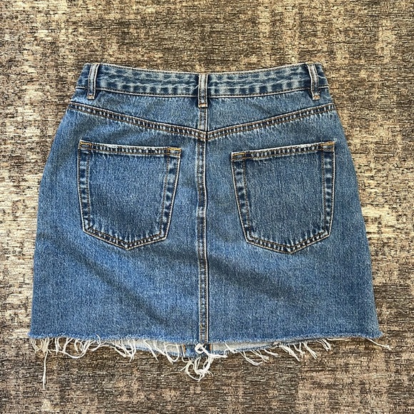 Glassons denim button up skirt - Picture 2 of 3